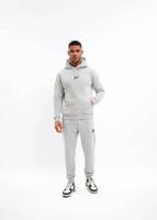 Malelions Striped Signature Hoodie Mm1-aw25-07 Hoodies 691 Ocean Grey - thumbnail