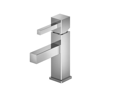 Hotbath Bloke wastafelmengkraan 18cm met stickhendel chroom Hotbath Bloke wastafelmengkraan 18cm met stickhendel chroom