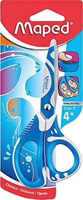 Maped schaar Zenoa fit, 13 cm, asymmetrische ogen, op blister