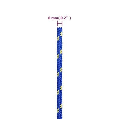 Boottouw 6 mm 250 m polypropyleen blauw