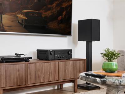 Denon Ontvanger DRA-900H - 2-kanaals stereo netwerkontvanger - 100W/ch. Hi-Fi versterking, ingebouwde HEOS, HDCP 2.3-verwerking met ARC/eARC-ondersteuning, Dolby Vision, HLG, Dynamic HDR