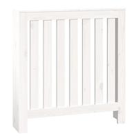VidaXL Radiatorombouw 79,5x19x84 cm massief grenenhout wit - thumbnail