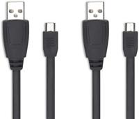 Speedlink Stream Play + Charge Cable Set (Zwart) - thumbnail