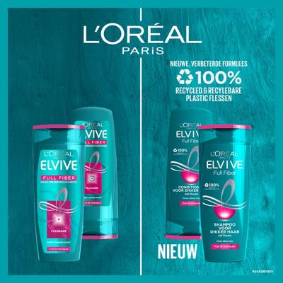 Elvive Shampoo full fiber fijn haar 250 Milliliter