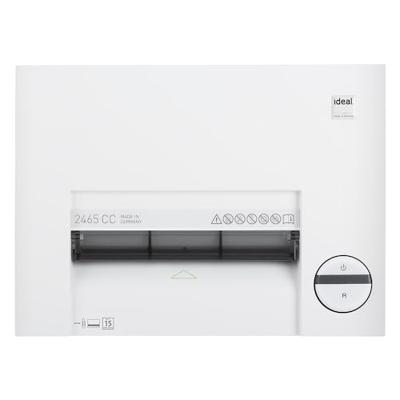 Ideal Office 2465 CC 4x40 Papierversnipperaar 15 vellen Cross cut 4 x 40 mm P-4 35 l Ook geschikt voor Paperclips, Nietjes, Creditcards