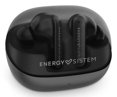 Energy Sistem Serenity ANC True Wireless hoofdtelefoon met ruisonderdrukking (4 microfoons, Bluetooth 5.3, gerecyclede kunststof, 25 uur batterijduur, IPX4 gecertificeerd) (zwart)