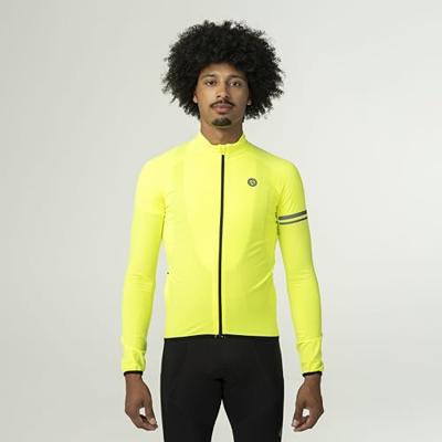 AGU Thermo Fietsshirt Lange Mouwen Essential Heren - Geel - XXL AGU Thermo Fietsshirt Lange Mouwen Essential Heren - Geel - XXL