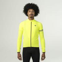 AGU Thermo Fietsshirt Lange Mouwen Essential Heren - Geel - XXL - thumbnail