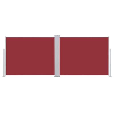 VidaXL Windscherm uittrekbaar 140x1000 cm rood VidaXL Windscherm uittrekbaar 140x1000 cm rood
