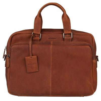 Burkely Antique Avery Workbag 15.6" laptop bag -Cognac