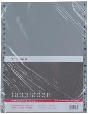 Verona tabbladen a4 23rings a-z 20 delig
