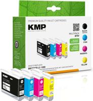 KMP Inktcartridge vervangt Brother LC-1000BK, LC-1000C, LC-1000M, LC-1000Y Compatibel Combipack Zwart, Cyaan, Magenta, Geel B75V 1035,4005 - thumbnail