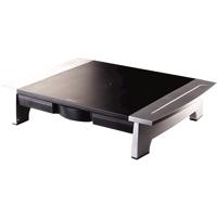 Fellowes 80311 Monitorstandaard Hoogte: 10 tot 15 cm Zwart, Zilver - thumbnail