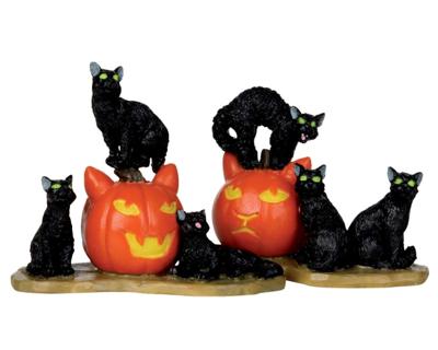 Lemax halloween cats s/2 halloween figuur Spooky Town 2011