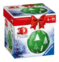Ravensburger kerstbal groen puzzel 3D 56 stukjes - thumbnail