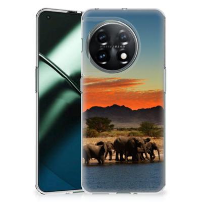 OnePlus 11 | TPU Hoesje | Olifanten