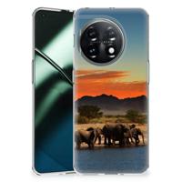 OnePlus 11 | TPU Hoesje | Olifanten - thumbnail