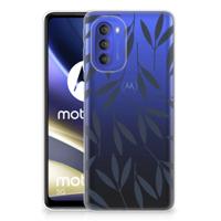 Motorola Moto G51 5G | TPU Case | Leaves Blue - thumbnail