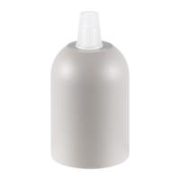 DIY lamphouders - Lamponderdelen - ø4.4 x 8.5 cm - E27 - Grijs - Cilinder - Ontworpen voor Hanglampen, Wandlampen - thumbnail