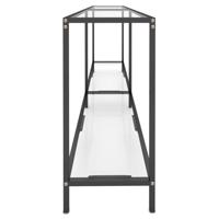 Wandtafel 180x35x75,5 cm gehard glas transparant - thumbnail