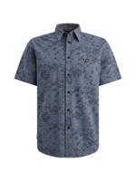 Pme Legend Skynight S/s Aop Desert Flower On Ctn Jersey Pique Overhemd 5052 Bijou Blue - thumbnail