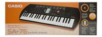 Casio SA-76 digitale piano Zwart, Bruin, Wit 44 toetsen - thumbnail