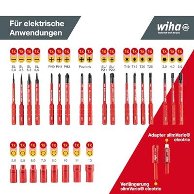 Wiha Gereedschapset slimVario electric schroevendraaier