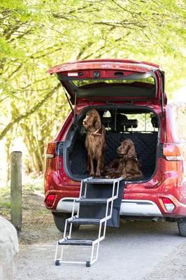 TRIXIE VOUWTRAP 4-DELIG ALUMINIUM / KUNSTSTOF / TPR TOT 75 KG 160X37X70 CM