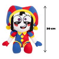 The Amazing Digital Circus pratende Pomni interactieve pluchen knuffel - thumbnail