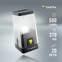 Varta 18666101111 Outdoor Ambiance L30RH Campinglantaarn LED 500 lm werkt op batterijen 0.579 Zwart - thumbnail
