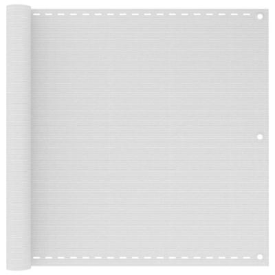 VidaXL Balkonscherm hdpe 90x400 cm wit