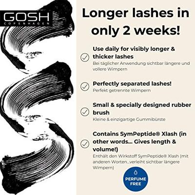 Gosh Growth Mascara 10ml Black Dames Gosh Growth Mascara 10ml Black Dames