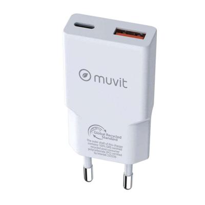 Oplader Muvit for Change HC-263 Wit 18 W 30 W Oplader Muvit for Change HC-263 Wit 18 W 30 W