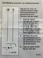 Elvedes 6473 rvs binnenkabel trommelrem ton/peer met stelbout op kaart - thumbnail