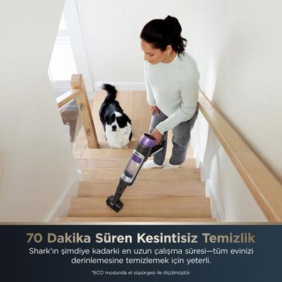 Shark Power Detect IP3251EUT Steelstofzuiger - Zelfledigende basis - 2L - 70 min batterijduur