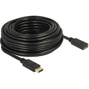 DeLOCK 84908 DisplayPort kabel 15 m Zwart