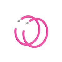 Oorbellen neon-pink - thumbnail