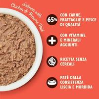 Lily&apos;s Kitchen Paté zalm met kip en garnalen natvoer kat 2 trays ( 38 x 85 g) - thumbnail