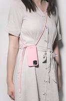 Laut Pastels case met koord iPhone 12 / iPhone 12 Pro candy - thumbnail