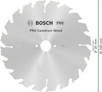 Bosch Accessories Construct Wood 2608641774 Hardmetaal-cirkelzaagblad 250 x 30 x 3.2 mm Aantal tanden: 20 1 stuk(s) - thumbnail