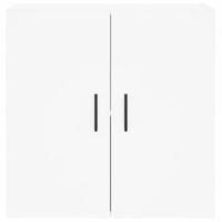 Wandkast 60x31x60 cm bewerkt hout wit - thumbnail