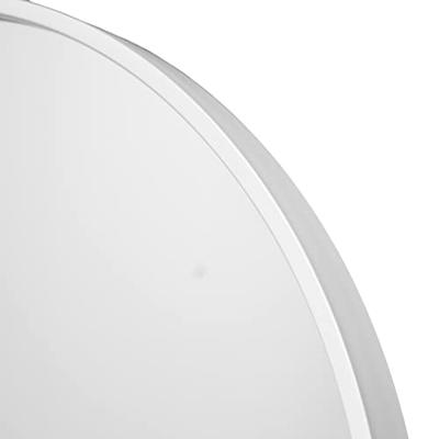 Fragix Boston wandspiegel rond - Wit - Metaal - Ø75cm Fragix Boston wandspiegel rond - Wit - Metaal - Ø75cm