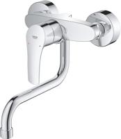 GROHE Eurosmart Keukenkraan - draaibare uitloop - inbouw - chroom 31391003 - thumbnail