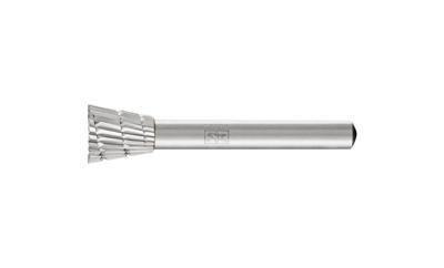 PFERD TOOLS 22471236 Freesstift HSS Trapezium met kopvertanding Lengte 53 mm Afmeting, Ø 12 mm Werklengte 13 mm Schachtdiameter 6 mm 1 stuks