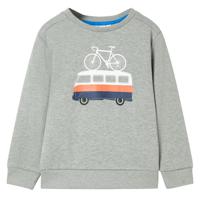 VidaXL Kindertrui 116 gemêleerd lichtkaki - thumbnail