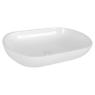 Differnz Ovalo Opzet wastafel Ovaal 54x34x12cm Poly wit 38.253.05
