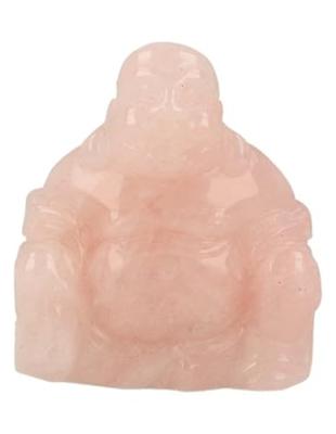Boeddha van Rozenkwarts (5 cm)