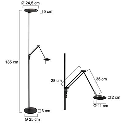 Steinhauer VloerlampZodiac LED - 2107ZW