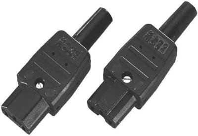Bachmann 915170 Apparaatstekker (koud) Zwart 1 stuk(s)