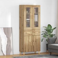 Hoge kast Artisan Eiken 69,5 x 34 x 180 cm Bewerkt hout - thumbnail